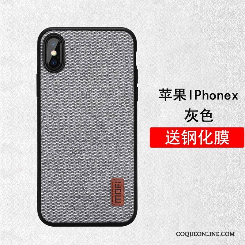 iPhone X Étui Incassable Rouge Coque De Téléphone Marque De Tendance Tout Compris Très Mince