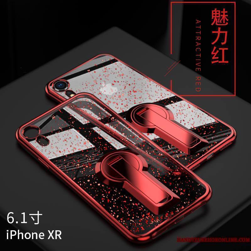 iPhone Xr Coque Créatif Ornements Suspendus Personnalité Nouveau Net Rouge Tout Compris Silicone