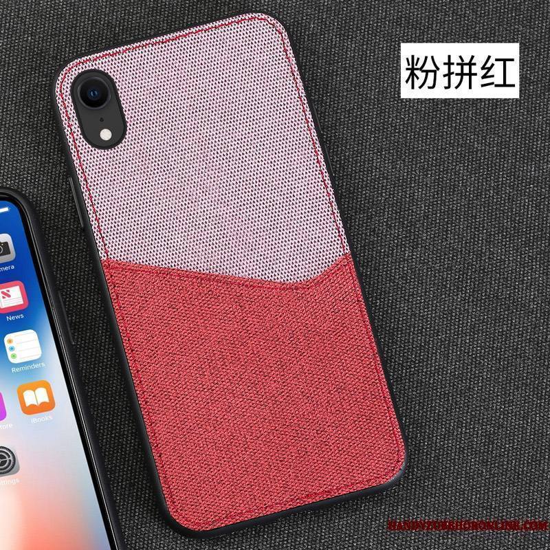 iPhone Xr Coque Tout Compris Étui Luxe Business Marque De Tendance Antidérapant Magnétisme