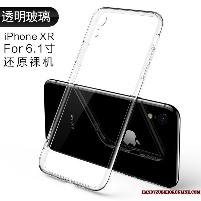 iPhone Xr Transparent Coque De Téléphone Incassable Nouveau Marque De Tendance Luxe Net Rouge