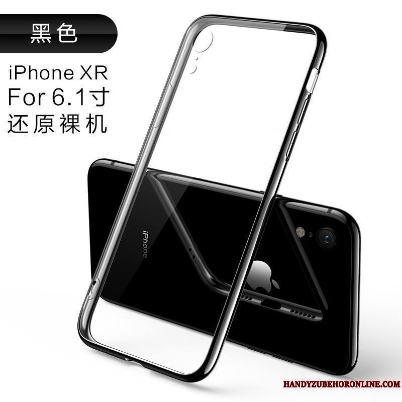 iPhone Xr Transparent Coque De Téléphone Incassable Nouveau Marque De Tendance Luxe Net Rouge