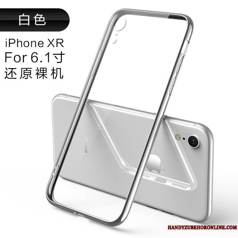 iPhone Xr Transparent Coque De Téléphone Incassable Nouveau Marque De Tendance Luxe Net Rouge