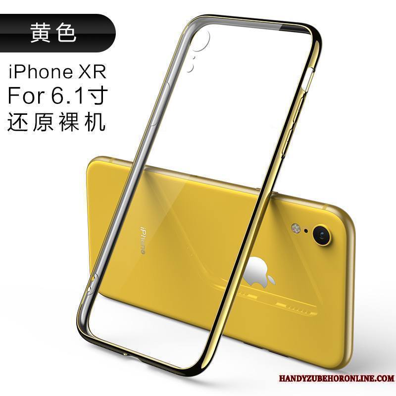 iPhone Xr Transparent Coque De Téléphone Incassable Nouveau Marque De Tendance Luxe Net Rouge