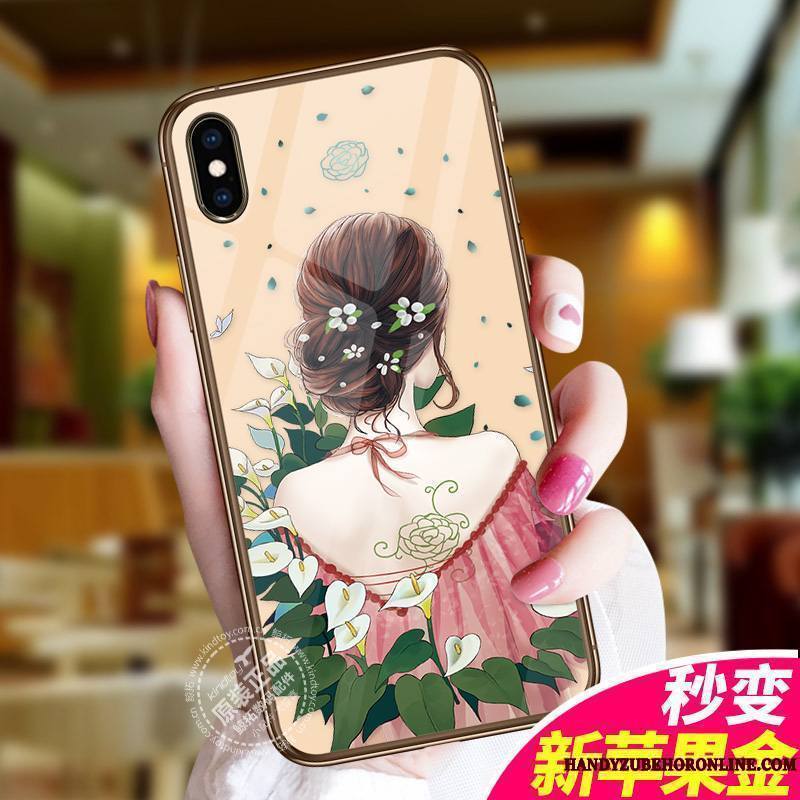 iPhone Xs Coque Personnalité Incassable Étui Nouveau Légère Tout Compris Transparent