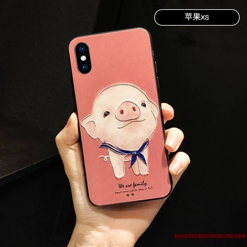 iPhone Xs Incassable Étui Coque De Téléphone Nouveau Tout Compris Délavé En Daim Protection