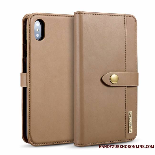 iPhone Xs Max Carte Coque De Téléphone Nouveau Portefeuille Sac Carte Étui En Cuir Housse