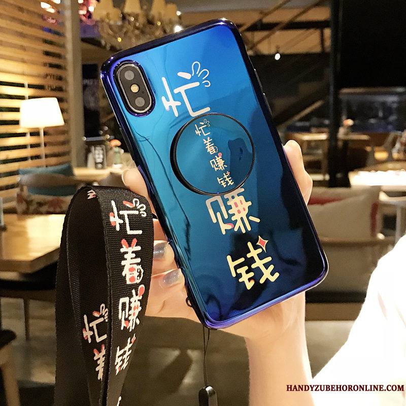 iPhone Xs Max Coque Ballon Créatif Charmant Ornements Suspendus Net Rouge Personnalité Silicone