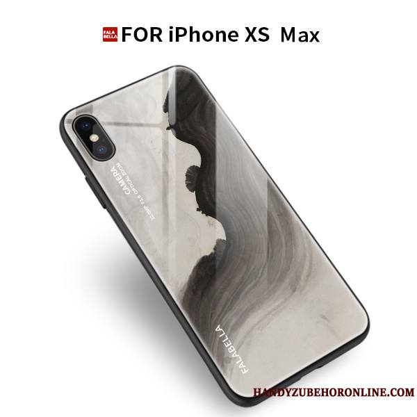 iPhone Xs Max Coque Marque De Tendance Nouveau Protection Personnalité Étui Créatif Tout Compris