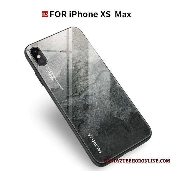 iPhone Xs Max Coque Marque De Tendance Nouveau Protection Personnalité Étui Créatif Tout Compris