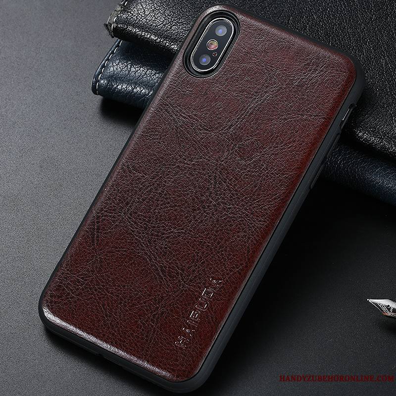 iPhone Xs Max Incassable Étui Protection Nouveau Coque Couvercle Arrière Téléphone Portable