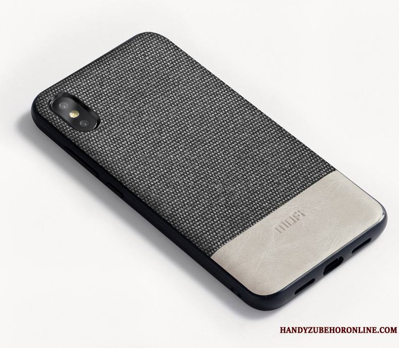 iPhone Xs Max Marque De Tendance Coque De Téléphone Très Mince Business Fluide Doux Nouveau Luxe