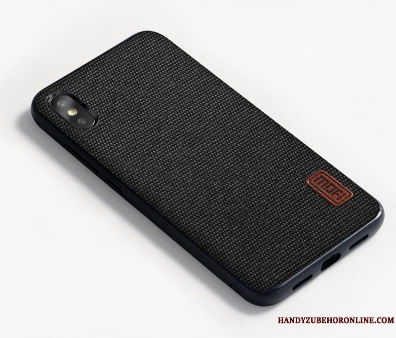 iPhone Xs Max Marque De Tendance Coque De Téléphone Très Mince Business Fluide Doux Nouveau Luxe