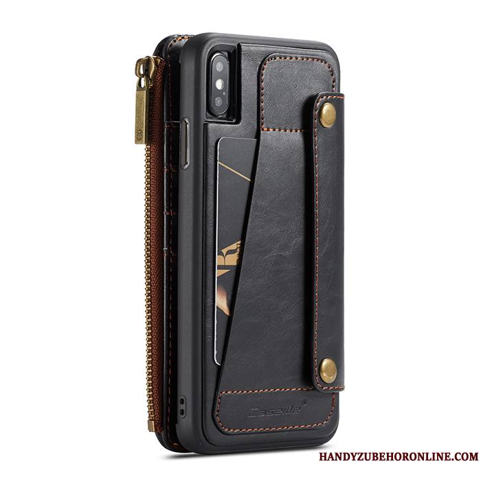 coque iphone xs max porte feuille