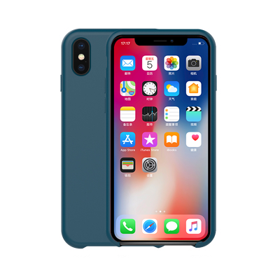 iPhone Xs Max Silicone Violet Étui Authentique Coque De Téléphone