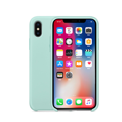 iPhone Xs Max Silicone Violet Étui Authentique Coque De Téléphone