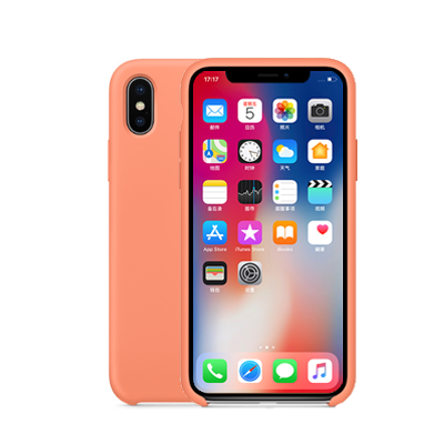 iPhone Xs Max Silicone Violet Étui Authentique Coque De Téléphone