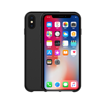 iPhone Xs Max Silicone Violet Étui Authentique Coque De Téléphone