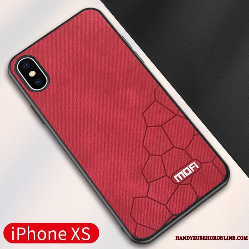 iPhone Xs Nouveau Silicone Bleu Protection Incassable Coque De Téléphone Fluide Doux