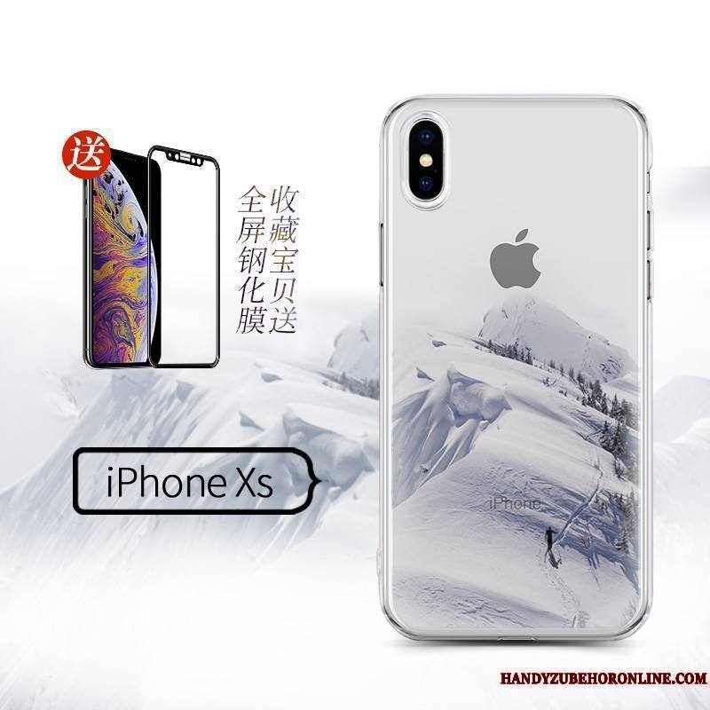 iPhone Xs Personnalité Créatif Noir Étui Nouveau Coque De Téléphone Ornements Suspendus