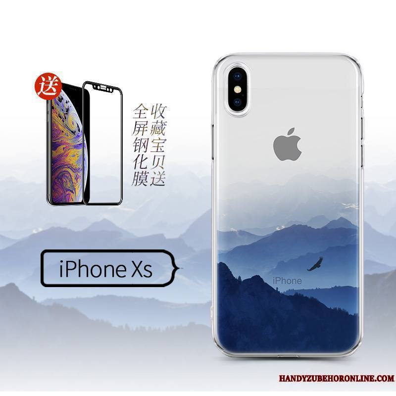 iPhone Xs Personnalité Créatif Noir Étui Nouveau Coque De Téléphone Ornements Suspendus