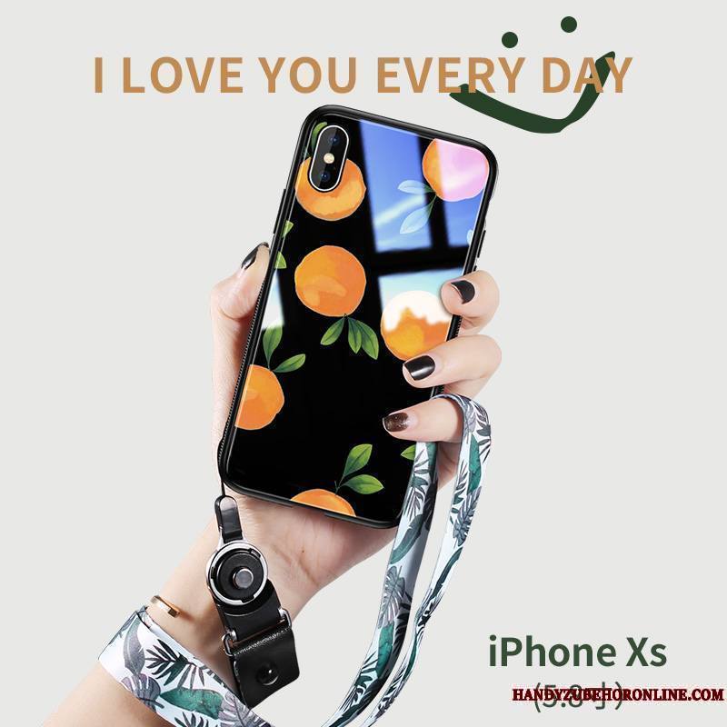 iPhone Xs Tout Compris Vintage Ornements Suspendus Coque De Téléphone Frais Nouveau Marque De Tendance