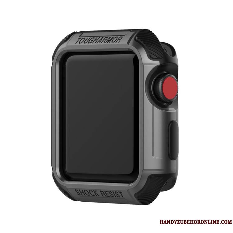 Apple Watch Series 1 Noir Coque Gris Étui Protection