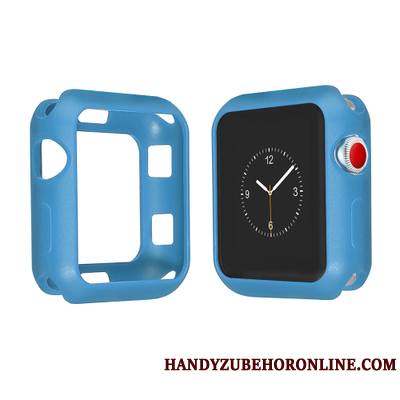 Apple Watch Series 1 Protection Silicone Bleu Étui Multicolore Coque Fluide Doux