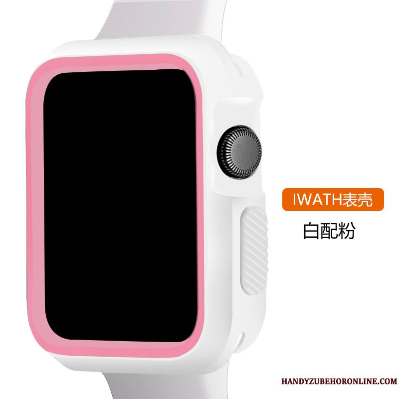 Apple Watch Series 1 Sport Tout Compris Silicone Protection Coque Blanc