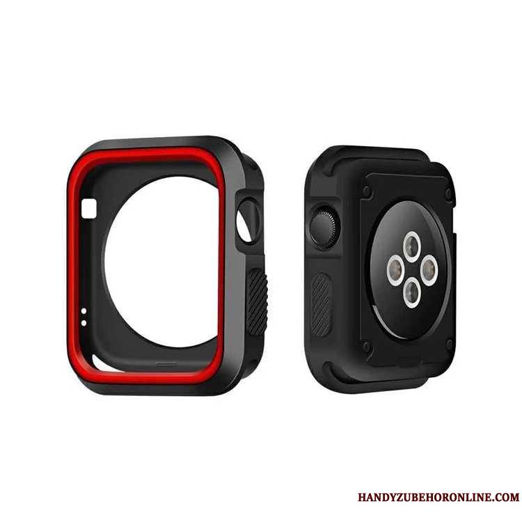 Apple Watch Series 2 Noir Fluide Doux Étui Coque