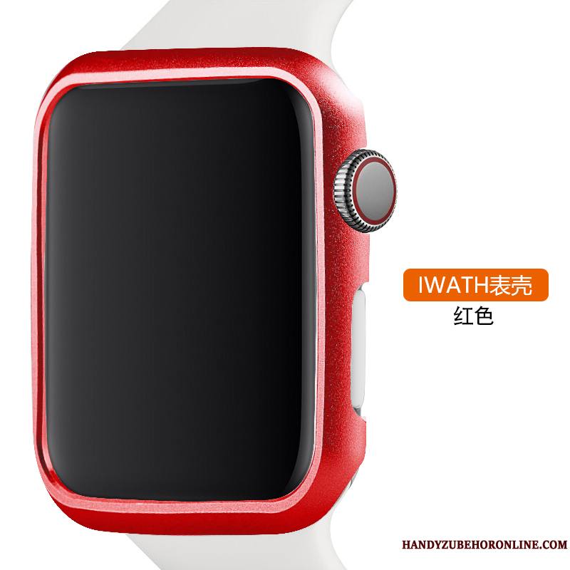 Apple Watch Series 2 Protection Métal Tendance Alliage Coque Rouge