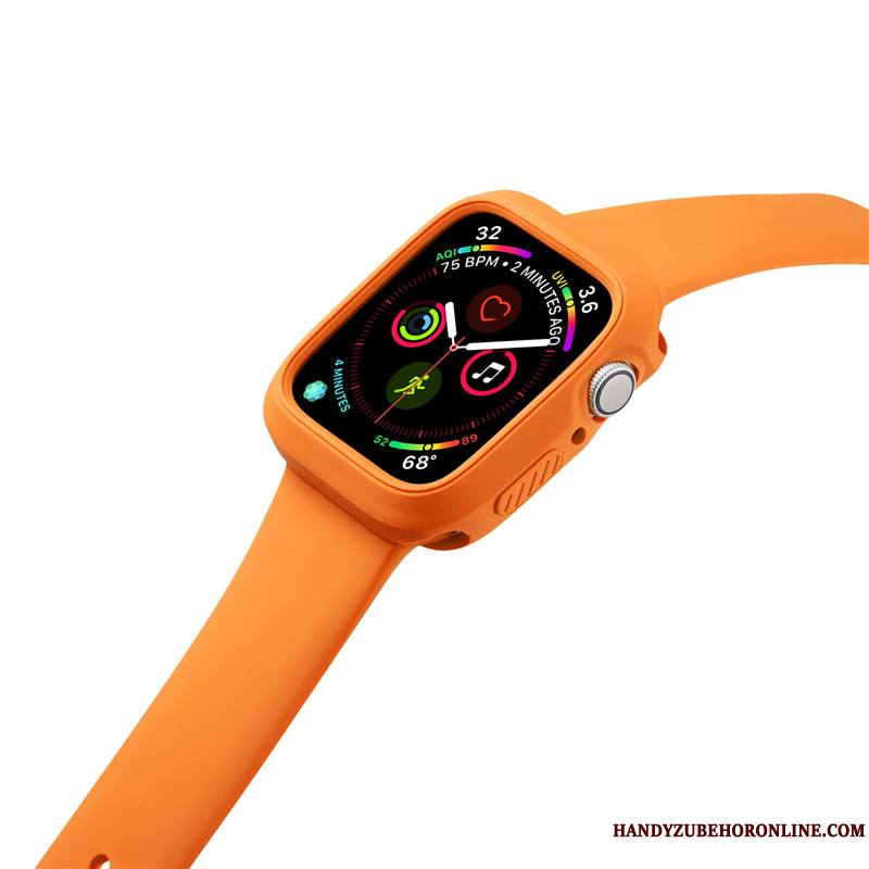 Apple Watch Series 3 Orange Sport Coque Incassable Silicone