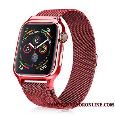 Apple Watch Series 3 Protection Métal Étui Rouge Nouveau Coque Tout Compris