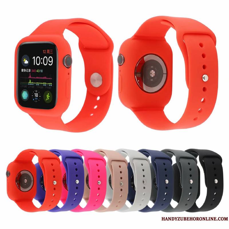 Apple Watch Series 5 Nouveau Tendance Mode Rouge Protection Sport Coque