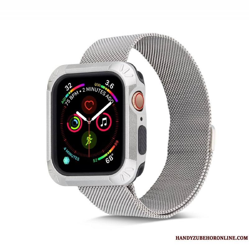 Apple Watch Series 5 Protection Tout Compris Silicone Coque Jours Étui Blanc