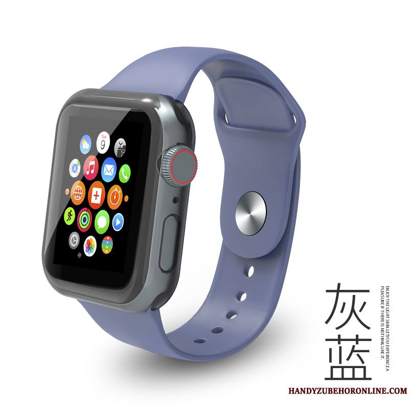 Apple Watch Series 5 Tendance Personnalité Coque Protection Sport Mode Bleu