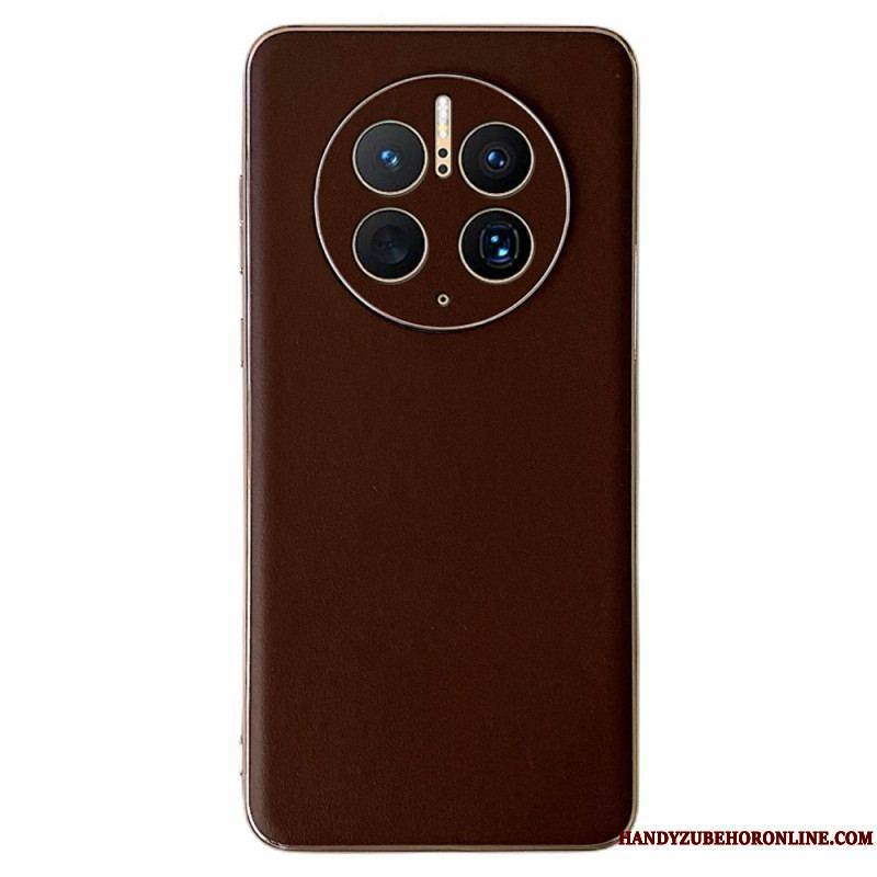 Coque Huawei Mate 50 Pro Véritable Cuir Color