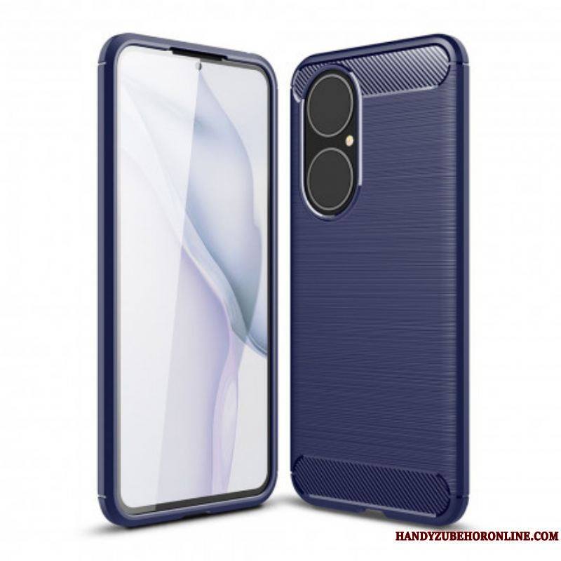 Coque Huawei P50 Fibre Carbone Brossée