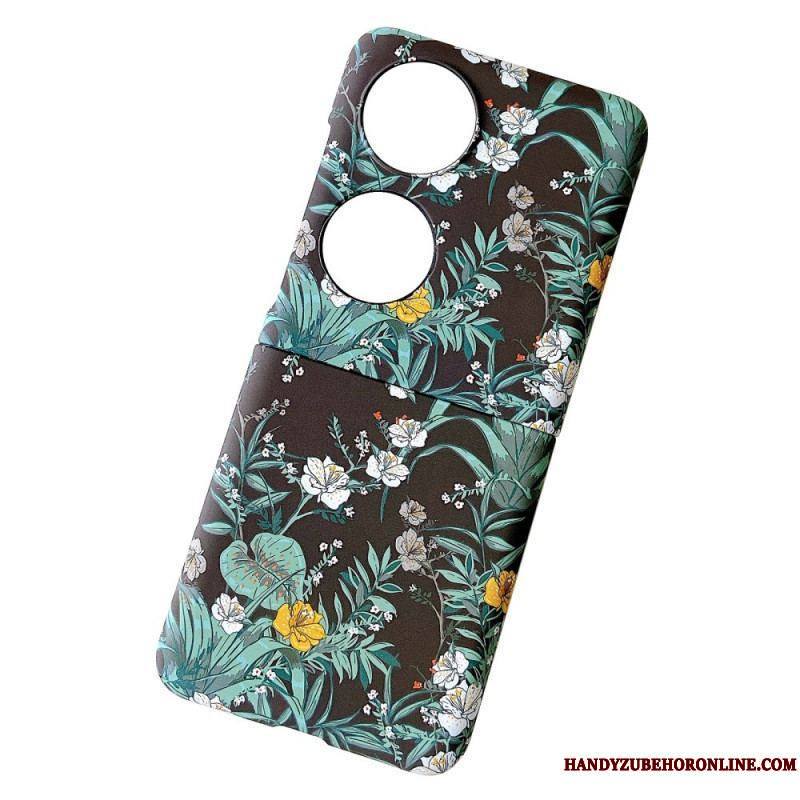 Coque Huawei P50 Pocket Fleurs
