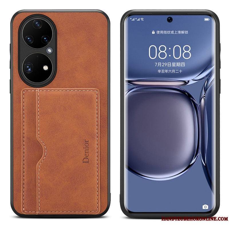 Coque Huawei P50 Pro Porte-Cartes Denior