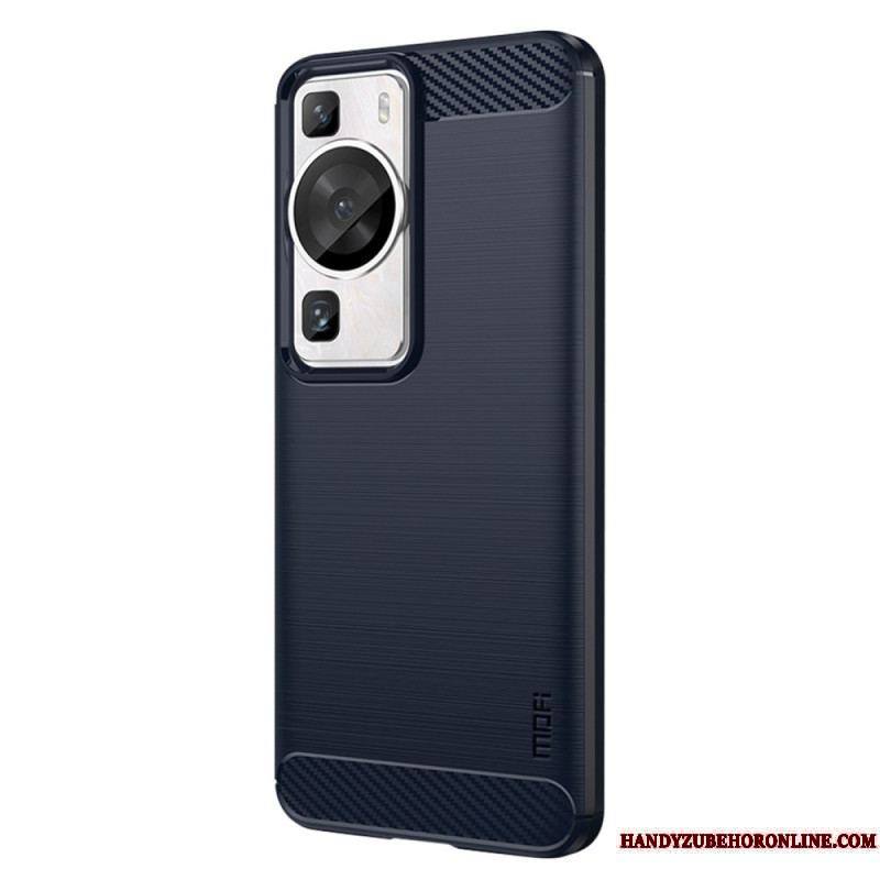 Coque Huawei P60 Pro Fibre Carbone Brossée MOFI