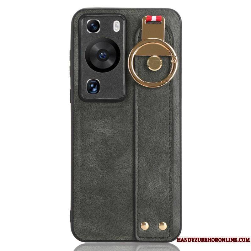 Coque Huawei P60 Pro avec Sangle et Anneau