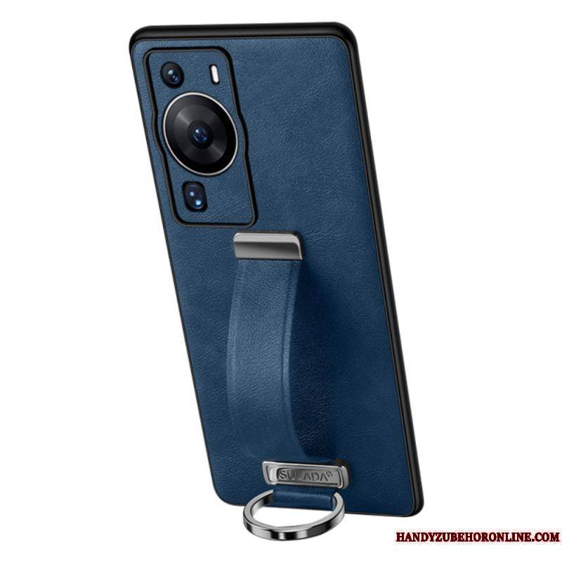 Coque Huawei P60 Pro avec Sangle et Anneau Supports