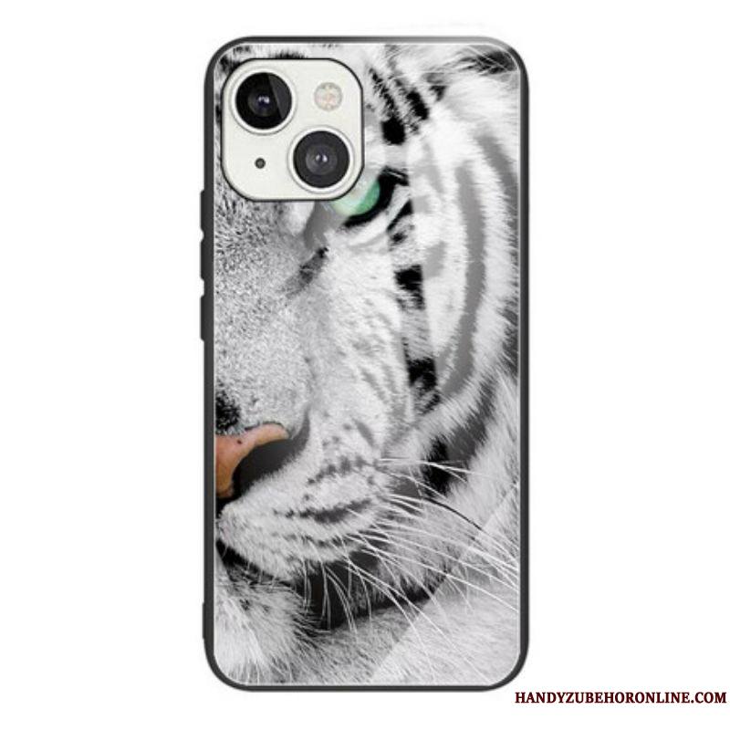 Coque IPhone 13 MIni Verre Trempé Tigre