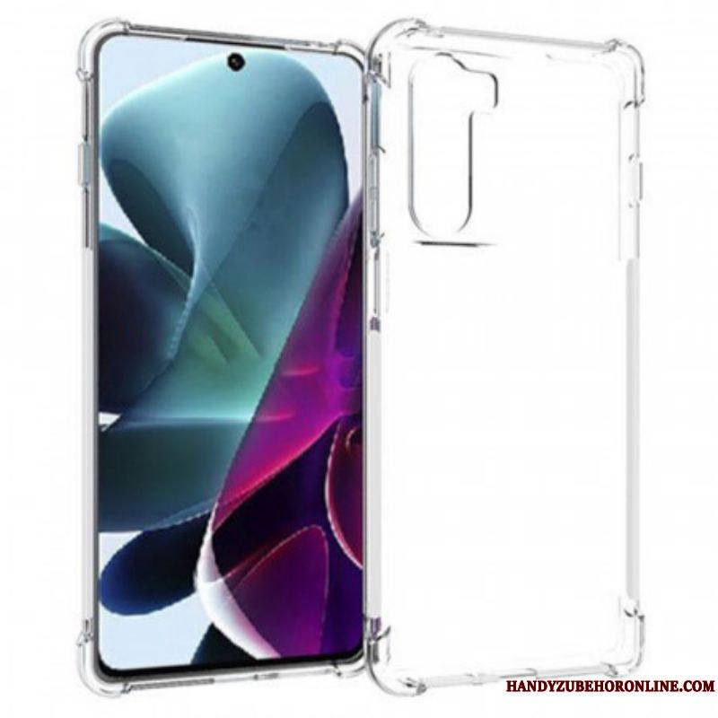 Coque Moto G200 G5 Transparente Coins Renforcés