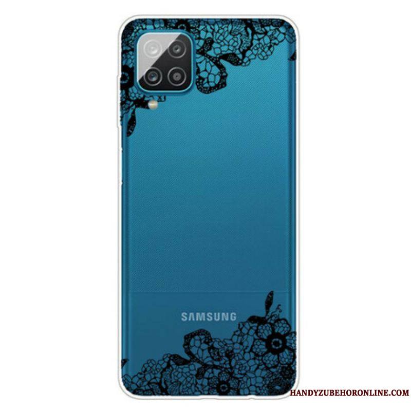 Coque Samsung Galaxy A12 / M12 Dentelle Fine