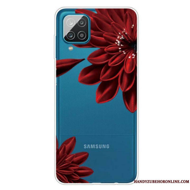 Coque Samsung Galaxy A12 / M12 Fleurs Sauvages