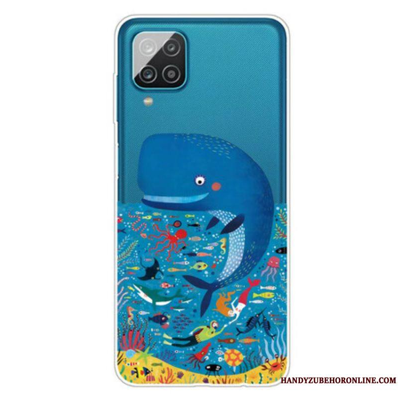 Coque Samsung Galaxy A12 / M12 Monde Marin