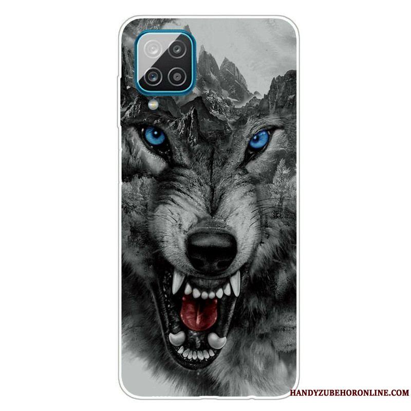 Coque Samsung Galaxy A12 / M12 Sublime Loup