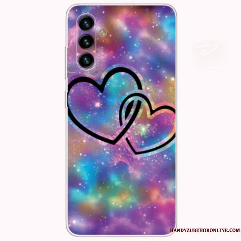 Coque Samsung Galaxy A13 5G / A04S Coeurs Enchaînés