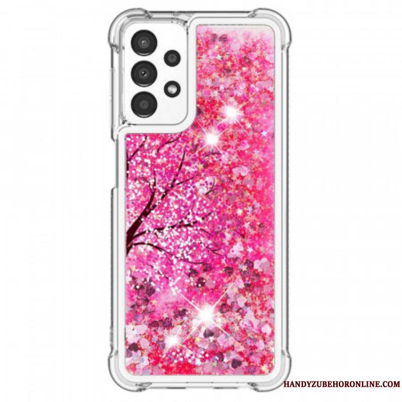 Coque Samsung Galaxy A13 Arbre Paillettes